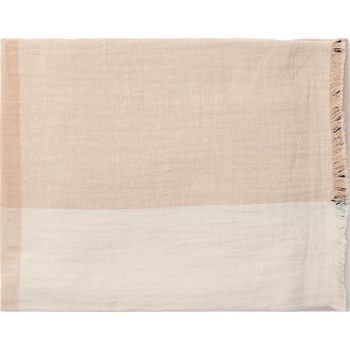 Marc O'Polo Карирано одеяло Erlend в каре 200 x 200 см бежово-черно (101631-105-01)