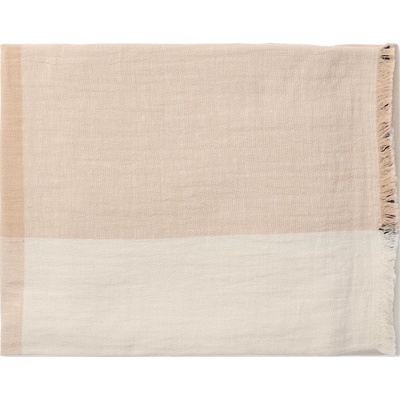 Marc O'Polo Карирано одеяло Erlend в каре 200 x 200 см бежово-черно (101631-105-01)