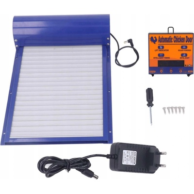 žiadna značka Automatické dvere do kurína 100-240V, kovové