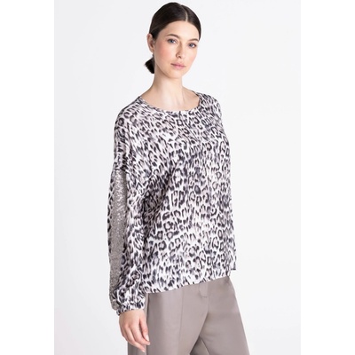 Tuzzi white dámská halenka Leopard