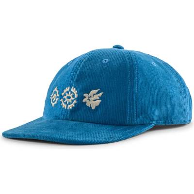 Patagonia Шапка с козирка Patagonia Corduroy Cap - Kaleido Flowers: Shore Blue - размер One Size (204-6612-3311)