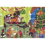 Pieces & Peace - Puzzle Cats on the Pian - 1 000 piese