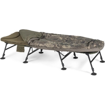 Nash so spacákom Indulgence HD40 Sleep System 8 Legs Camo