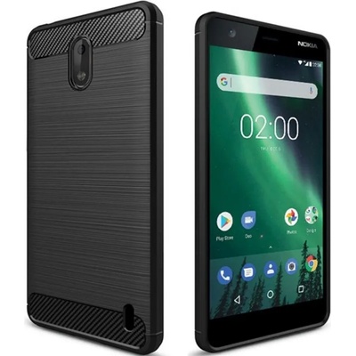 Nokia Anti Shock гръб Carbon за Nokia 1 Plus, Черен (3263)