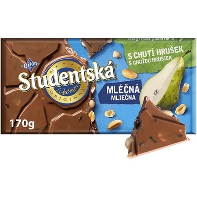 ORION ŠTUDENTSKÁ PEČAŤ mliečna hruška 170 g