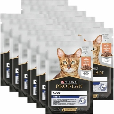 Pro Plan Cat Adult Indoor losos ve šťávě 12 x 85 g
