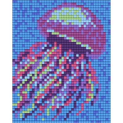 Bright Toys Мозайка с пиксели Bright Toys, 40x50 пиксела - Медуза (BT50008-Jellyfish)
