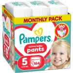 Pampers Пелени-гащички Pampers Active Baby - Размер 5, 11-17 kg, 164 броя (1100053077) - ozone