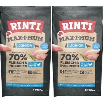 Rinti MAX-I-MUM Junior Chicken 2 x 12 kg