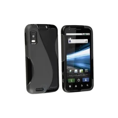 Motorola ATRIX 4G MB860 Силиконов Калъф Черен + Скрийн Протектор
