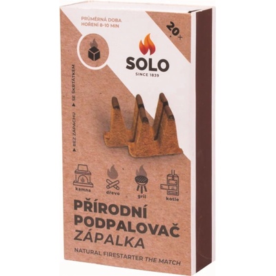 SOLO přírodní 2v1 20 ks