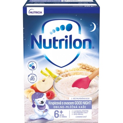 Nutrilon Pronutra Krupicová mliečna kaša s ovocím na dobrou noc 225 g