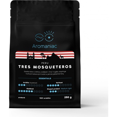 Aromaniac Peru Tres Mosqueteros mletá 250 g