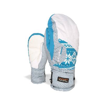 Rukavice Level ALPINE W Mitt Light Blue velikost 7