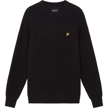 Lyle & Scott Пуловер Lyle and Scott Shaker Stitch Knit Jumper - Jet Black Z865