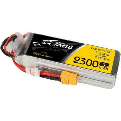 Gens Ace LiPo Tattu Serie 4S 2300mAh 14,8V 4S1P 75C XT60 Plug