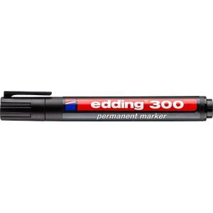 edding 300 1, 5-3 мм Перманентен черен маркер 7580003000 (4-300001)