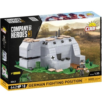 COBI 3043 Company of Heroes 3 Německé bojové opevnění – Zboží Mobilmania