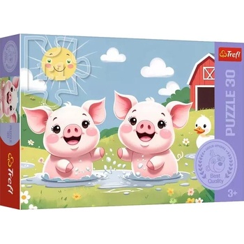 Trefl Трефл: Прасенца на фермата пъзел - 30 части (18334)