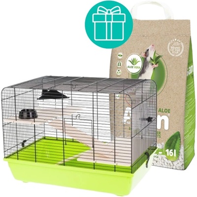 Tommi REX 2 Klec hlodavec jasně zelená 58 x 38 x 43 cm – Hledejceny.cz