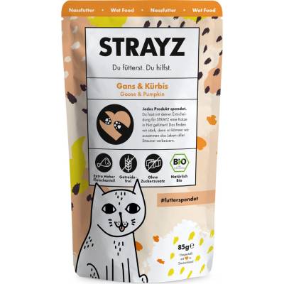 STRAYZ BIO Pouch bio-husa a bio-dýně 12 x 85 g