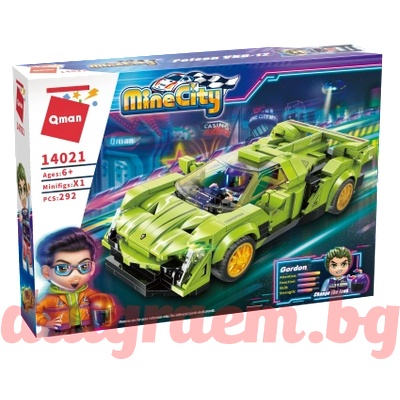 Qman Конструктор QMAN 14021 Автомобил Poison VNO-12 (Q14021)