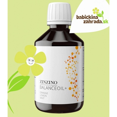 Zinzino BalanceOil Prírodná príchuť pomaranč citrón a mäta 300 ml