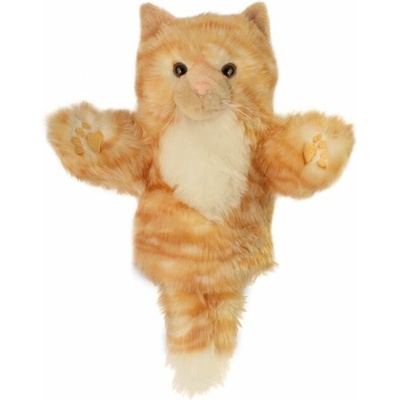 CarPets Maňásek na ruku Mazlíčci do auta Kočka zrzavá Cat Ginger 28 cm