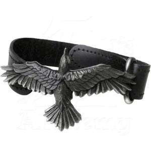 Alchemy gothic гривна alchemy gothic - Черен Консорт Каишка за китка - a109