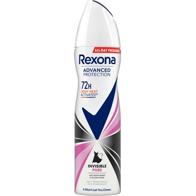 Rexona Advanced Protection Invisible Pure 72h deo spray 150 ml