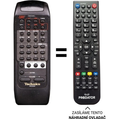 Dálkový ovladač Predátor Technics EUR643861