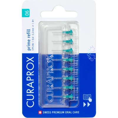 Curaprox CPS 06 Prime Refill mezizubní kartáčky bez držáku 8 ks