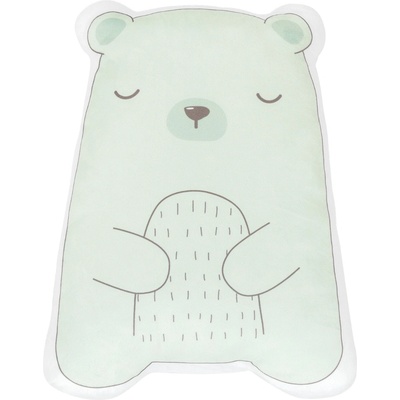 KikkaBoo Плюшена възглавница-играчка Bear with me Mint (31201010281)
