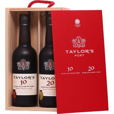 Taylor's 10y Tawny Port a 20y Tawny Port 20% 2 x 0,375 l (kazeta)