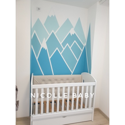 Дейзи Нов Бебешка кошара от МДФ Maximo С ТАПИЦЕРИЯ