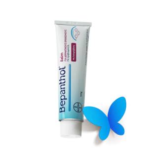 Bayer Крем балсам за раздразнена кожа с 5% провитамин В5 , Bepanthol Protective Balm For Skin Irritations - With Oily Base 100g