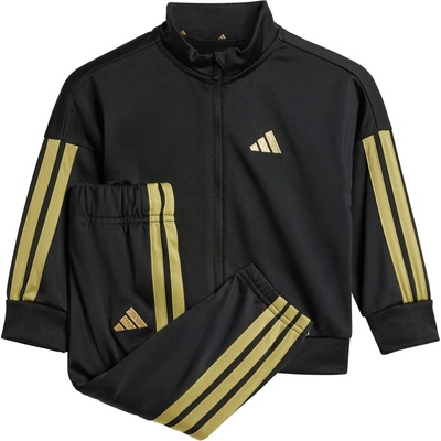 Adidas Детско яке за тренировка adidas Kid's Essentials Climacool Tracksuit Training jacket - Black / Gold Metallic - размер 92 (EU) (704-5262-0215)