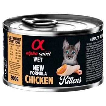 Image 1 of Alpha Spirit Kitten chicken 200 g
