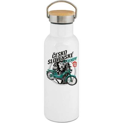 123TRIKO termoska Československé legendy Babetta 207, zelená, V4 500 ml motorka