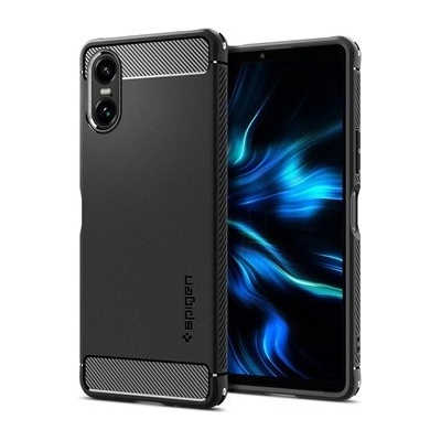 Spigen Rugged Armor, matte black - SONY Xperia 10 VI (ACS08298) – Zboží Mobilmania