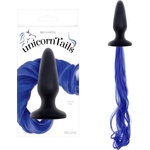  Анален плъг, опашката на еднорога - Unicorn Tails, Blue (NSTOYS0528)