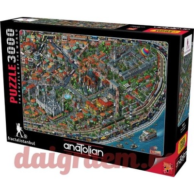 Anatolian Пъзел anatolian 4913 - 3000 части - Поглед над Истанбул (p4913)