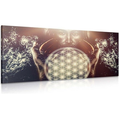 Obraz tajemství květu života - 120x60