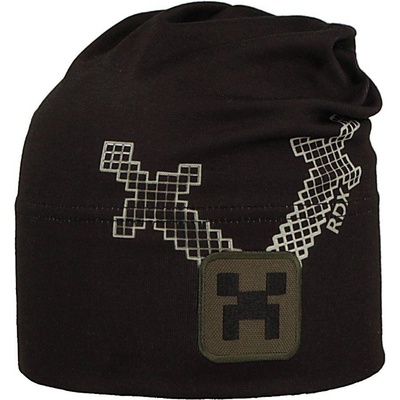 RDX Bavlněná dlouhá čepice Minecraft černá