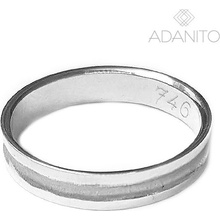 Adanito zlatý prsteň z bieleho zlata BER2769 19