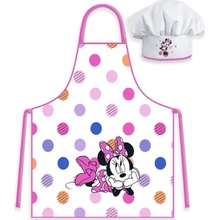 Aptex DETSKÁ ZÁSTERA S ČIAPKOU MINNIE MOUSE 45X50 CM 2X33CM