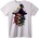 NOONEBRAND Тениска Дъгов Пиратски Череп - 4XL, White
