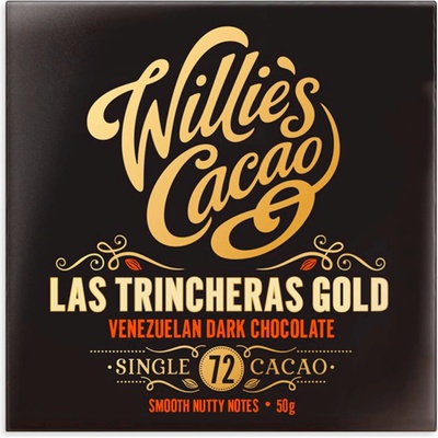 Willie's Cacao hořká Las Trincheras Gold Venezuela 72% hořká 50 g