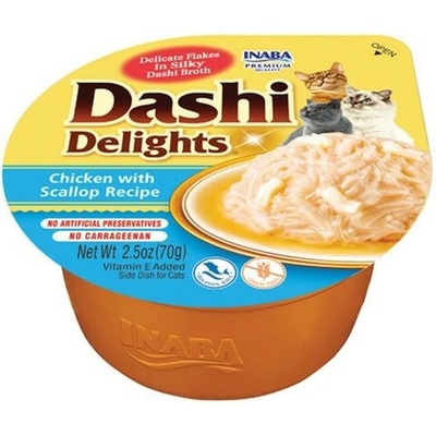 Dashi Delights Cat Kura s hrebeniatkou 6 x 70 g