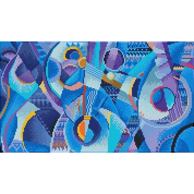 Diamond Dotz Синьо настроение - диамантен гоблен dq10.019